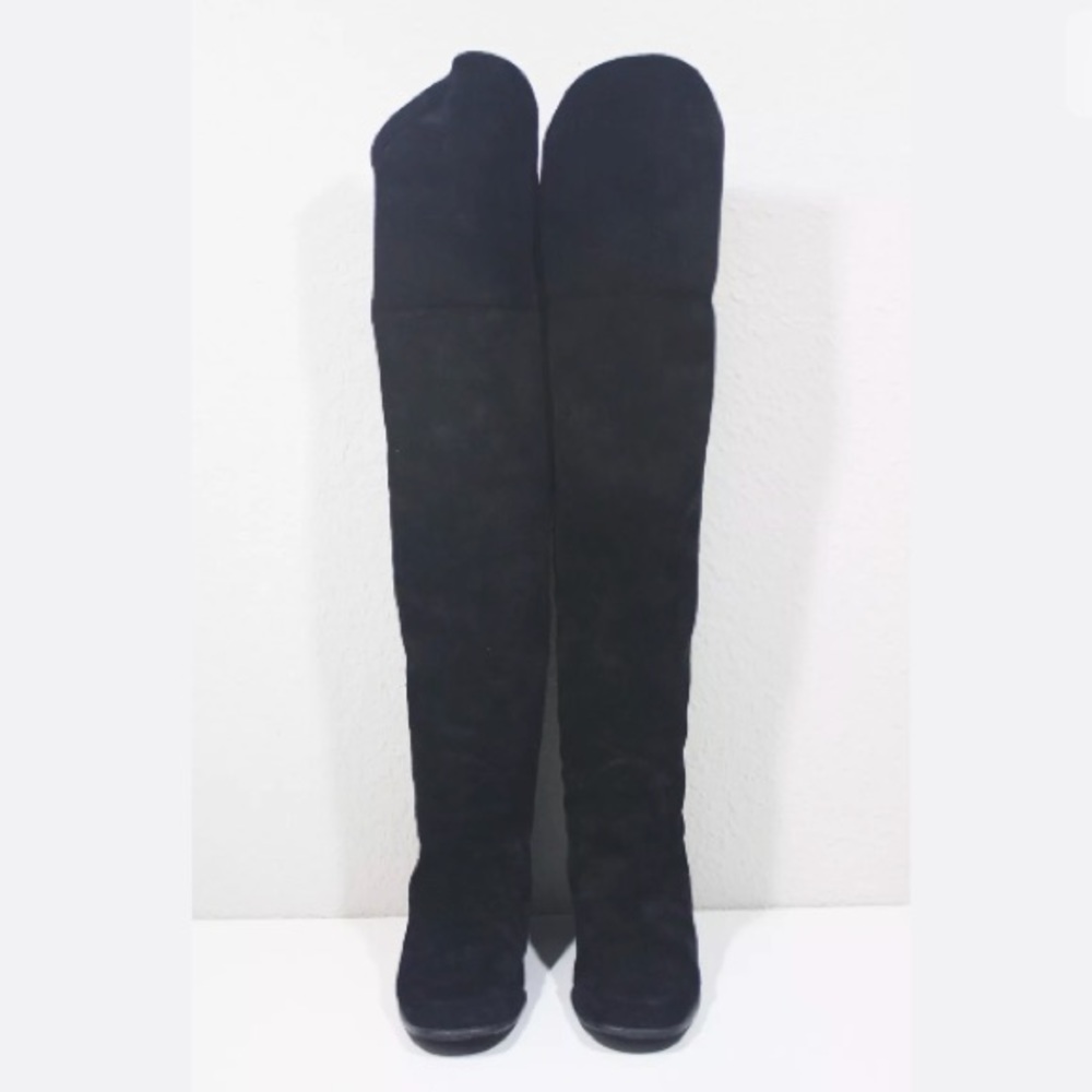 Vintage 90s KENNETH COLE OVER THE KNEE SURDE BOOTS - Picture 5 of 8